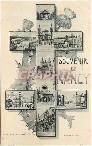 Cartes postales Souvenir de Nancy