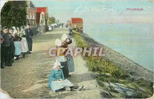 Cartes postales Volendam Folklore Enfants