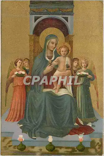 Cartes postales Perugia Madonna Col Bambino e Angeli