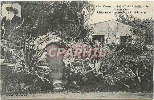 Ansichtskarte AK Cote d'Azur Saint Raphael Maison Close Residence d'Alphonse Karr