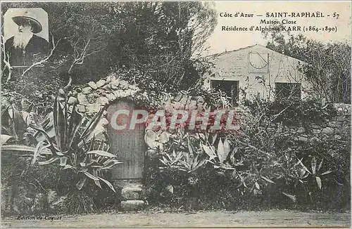 Cartes postales Cote d'Azur Saint Raphael Maison Close Residence d'Alphonse Karr