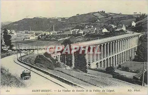 Ansichtskarte AK Saint Brieuc Le Viaduc de Souzin et la Vallee du Legue