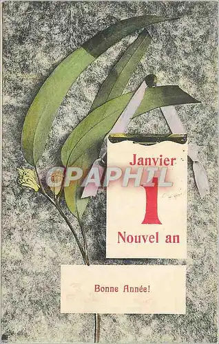 Cartes postales Janvier 1 Nouvel an Bonne Annee
