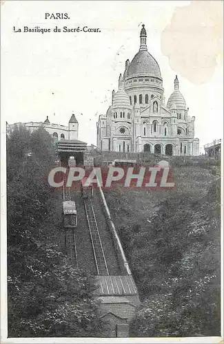 Cartes postales Paris la Basilique du Sacre Coeur