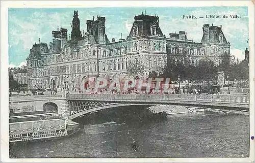 Cartes postales Paris l'Hotel de Ville