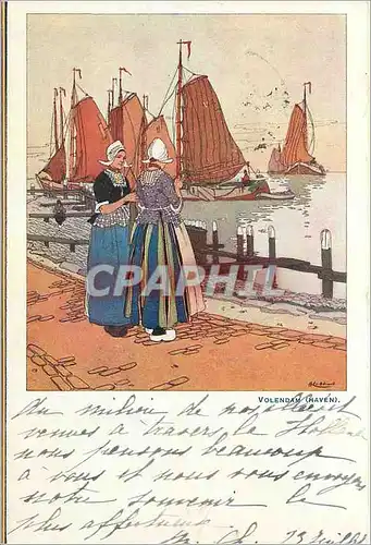 Cartes postales Volendam (Haven) Folklore