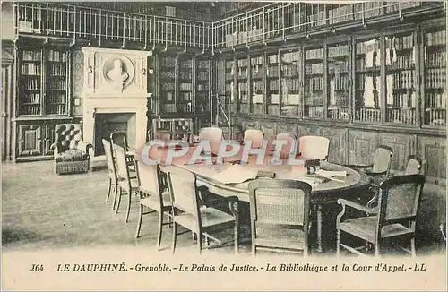 Cartes postales le Dauphine Grenoble le Palais de Justice La bibliotheque et la cour d'appel