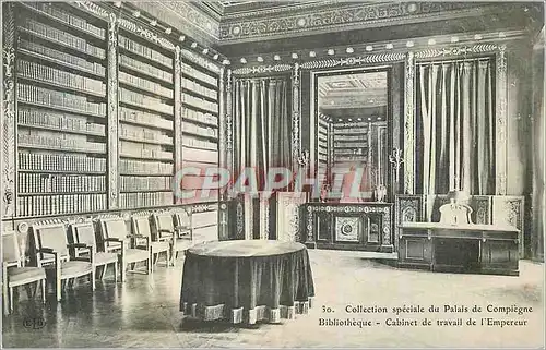 Ansichtskarte AK Collection Speciale du Palais de Compiegne Bibliotheque