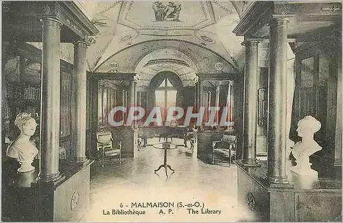 Cartes postales Malmaison (S et O) la Bibliotheque