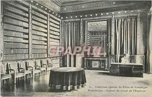 Ansichtskarte AK Collection Speciale du Palais de Compiegne Bibliotheque