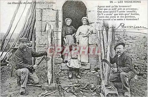 REPRO les Vignerons les Chansons de Jean Rameau