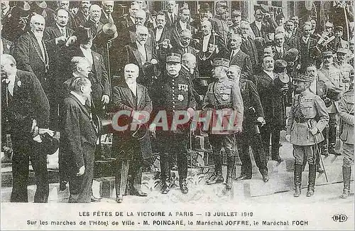 REPRO Paris les Fetes de la Victoire 13 Juillet 1919 Militaria
