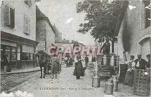 REPRO Livernon (Lot) Rue de la Fromagerie