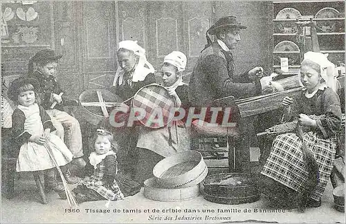 Cartes postales Bannalec Tisssage de Tamis