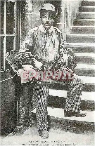 Cartes postales la Normandie le Bon Gars Normand