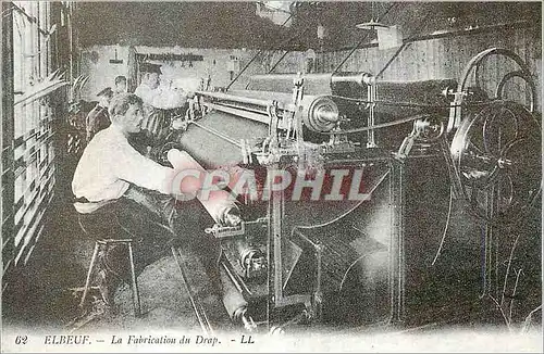 Cartes postales Elbeuf la Fabrication du Drap