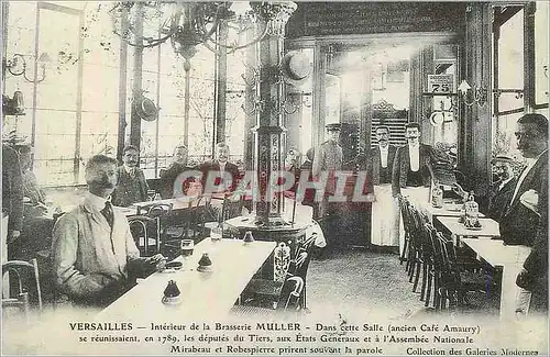 Cartes postales Versailles Brasserie Muller