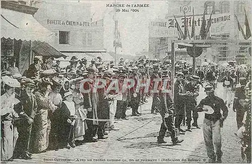 Cartes postales Saint Germain Marche de l'Armee