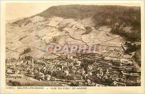 Cartes postales Salins les Bains Vue du Fort St Andre