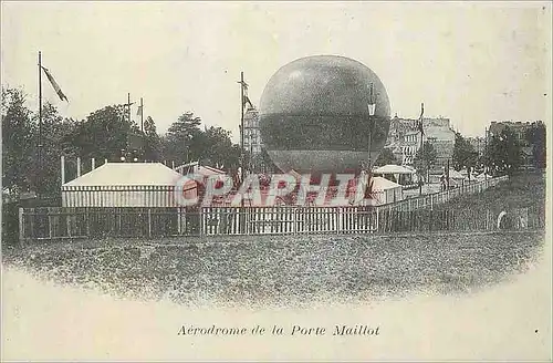 REPRO Aerodrome de la Porte Maillot Dirigeable