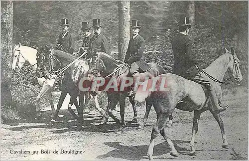 REPRO Cavaliers au Bois de Boulogne