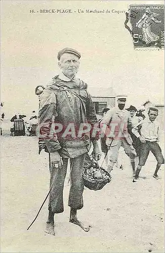 REPRO Berck Plage Un Marchand de Coques