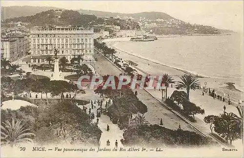 Ansichtskarte AK Nice Vue Panoramique des Jardins du Roi Albert 1er