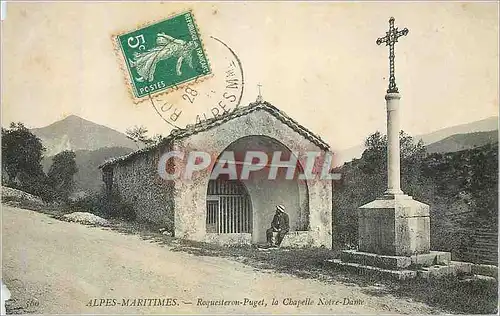 Ansichtskarte AK Alpes Maritimes Roquesteron Puget La Chapelle Notre Dame