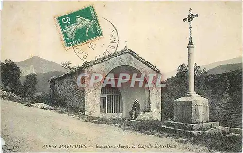 Cartes postales Alpes Maritimes Roquesteron Puget La Chapelle Notre Dame