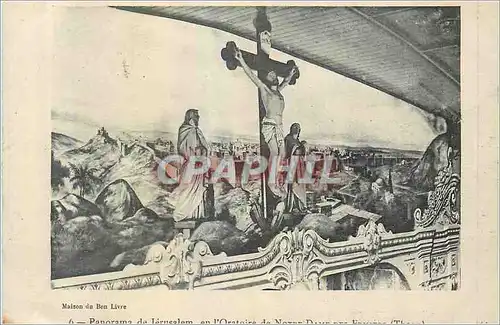 Cartes postales Panorama de Jerusalem en l'oratoire de Notre Dames des Ermites Thaon