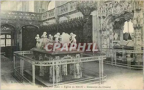 Cartes postales Bourg (Ain) Eglise de Brou Mausolee du Choeur