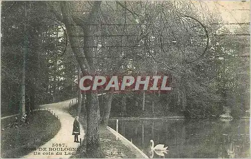 Ansichtskarte AK Bois de Boulogne Un Coin du Lac