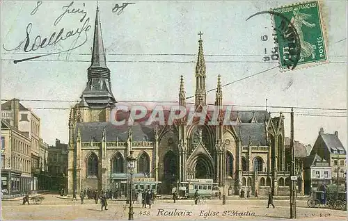 Cartes postales Roubaix Eglise St Martin
