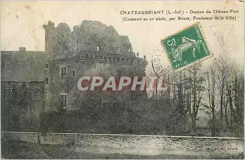 Ansichtskarte AK Chateaubriant (L Inf) Donjon du Chateau Fort