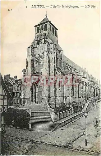 Ansichtskarte AK Lisieux L'Eglise Saint Jacques