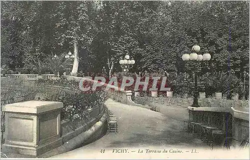 Ansichtskarte AK Vichy La Terrasse du Casino