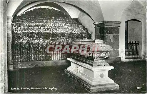 Cartes postales moderne Stift St Florian Bruckner Sarkophag