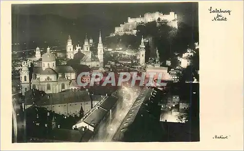 Cartes postales moderne Salzburg Nacht