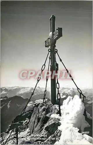 Cartes postales moderne Gipfelkreuz Blobglockner 3798 m