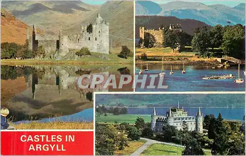 Cartes postales Castles in Argyll Kilchurn Castles Dunstaffnage Castle Inverary Castle