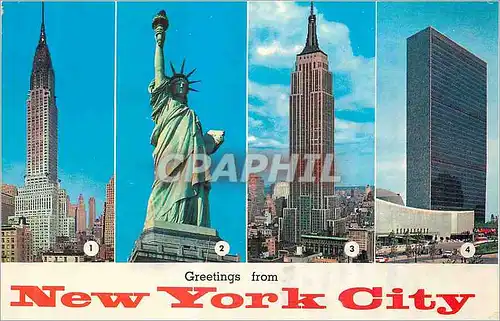 Cartes postales moderne Greetings from New York City