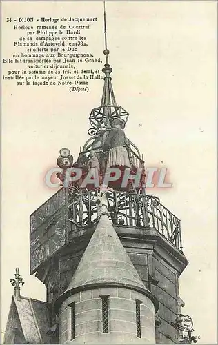 Cartes postales Dijon Horloge de Jacquemart