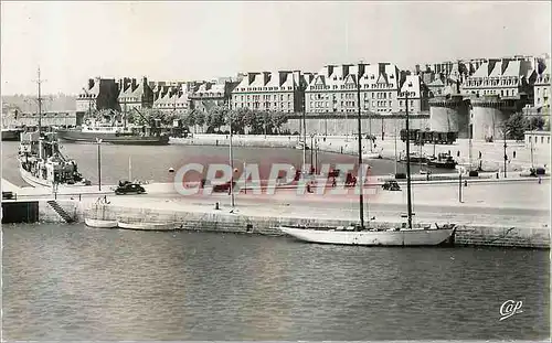 Moderne Karte Saint Malo Les Bassins Bateau