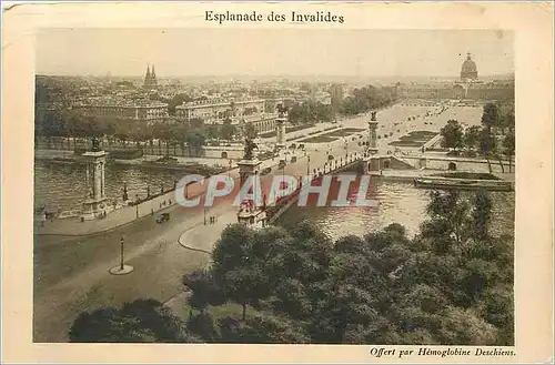 Cartes postales Esplanade des Invalides Paris