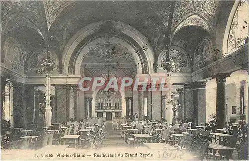 Cartes postales Aix les Bains Restaurant du Grand Cercle