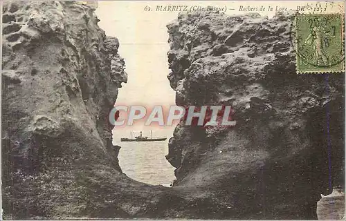 Cartes postales Biarritz (Cote Basque) Rochers de la Loge