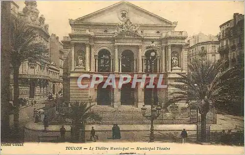 Cartes postales Toulon le Theatre Municipal