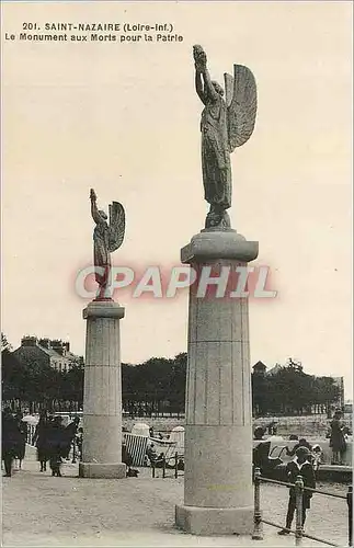Cartes postales Saint Nazaire (Loire Inf) le Monument aux Morts pour la Patrie Militaria