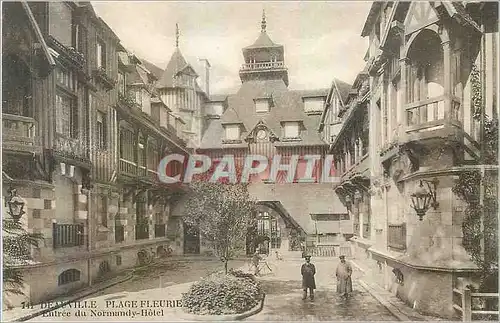Cartes postales Deauville PLage Fleurie Entree du Normandy Hotel
