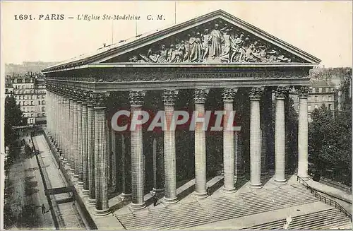 Cartes postales Paris l'Eglise Ste Madeleine
